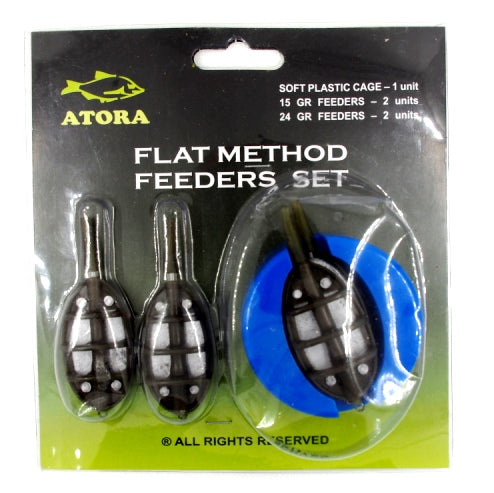 Šeryklos Atora Flat Method Feeder Rinkinys