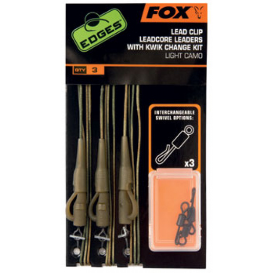 Sistemėlė Fox Edges Kwik Leadcore Fleck Camo